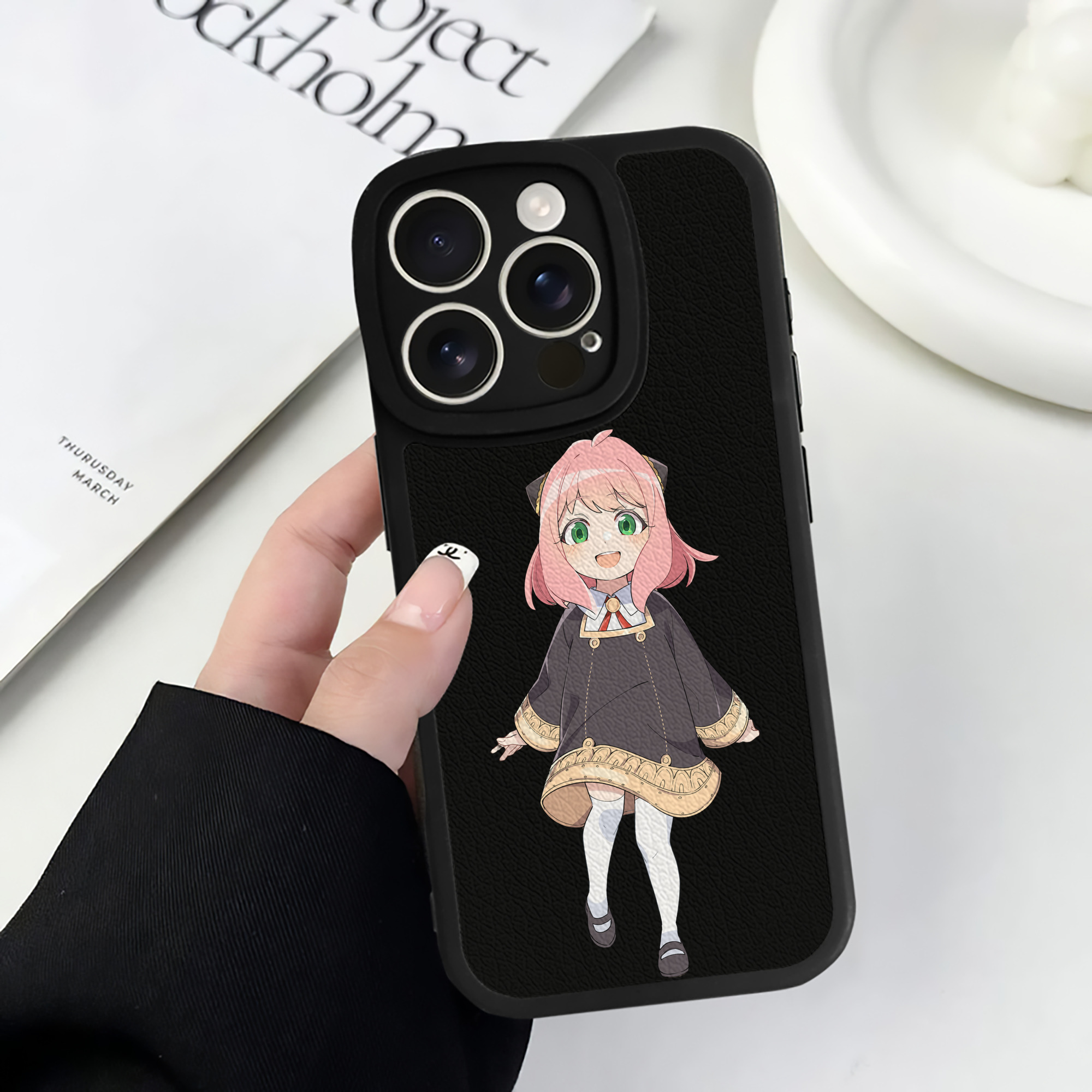 （画像用） SPY×FAMILY间谍家家酒 【iPhone 16シリーズ対応】シリコンスマホケース（レザー調） 材質：シリコン